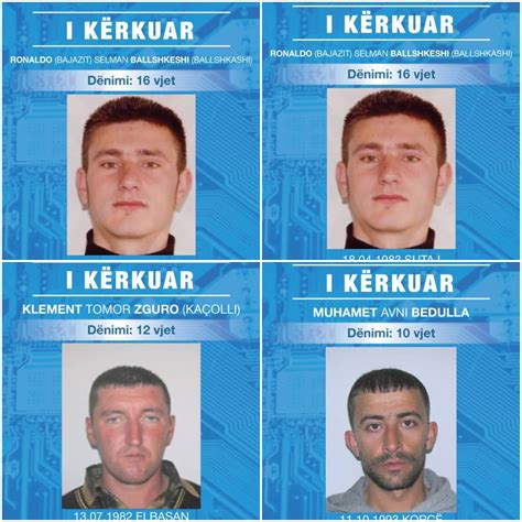 EMRAT FOTO Policia publikon listën e më të kërkuarve në qarkun e Korçës