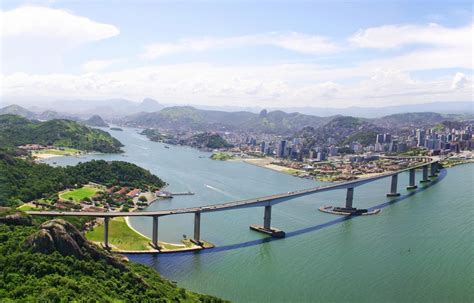 Third Bridge Vit Ria Esp Rito Santo Brasil Panoramic View Of The