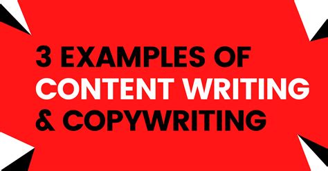 3 Examples of Content Writing & Copywriting - Copywriter Brain