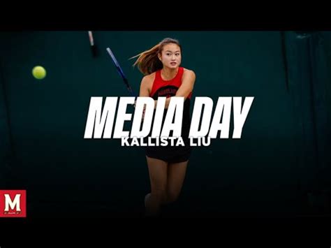 Maryland Spring Sport Media Day Women S Tennis Kallista Liu YouTube