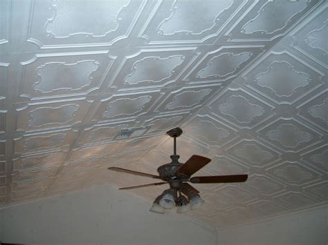 Styrofoam Ceiling Tiles Over Popcorn Ceiling