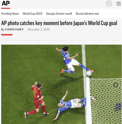 サッカーワールドカップ2022スペイン戦での歴史的瞬間を捉えたレンズは400mm！カメラはソニー α？