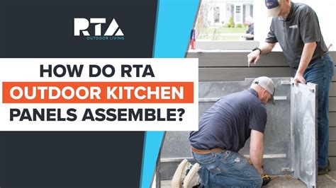 RTA Outdoor Kitchen Install | Assembling Your Panels