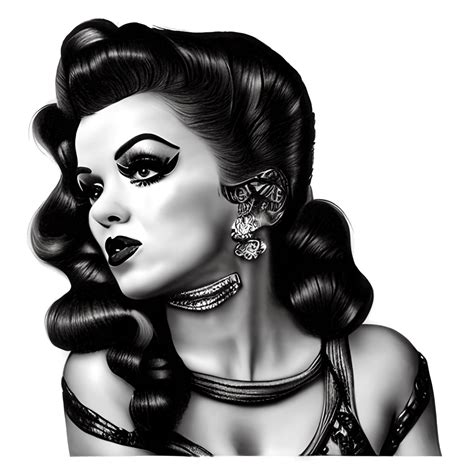 Rockabilly Pin Up Graphic · Creative Fabrica