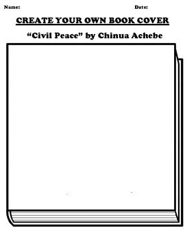 Civil Peace By Chinua Achebe Book Cover Worksheet By Northeast Education