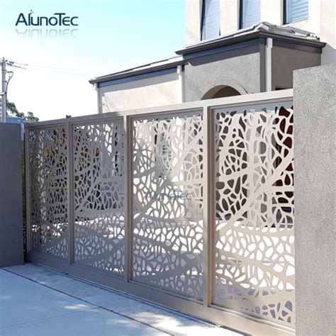 China Customized Laser Cut Aluminum Fence Decorative Metal Garden