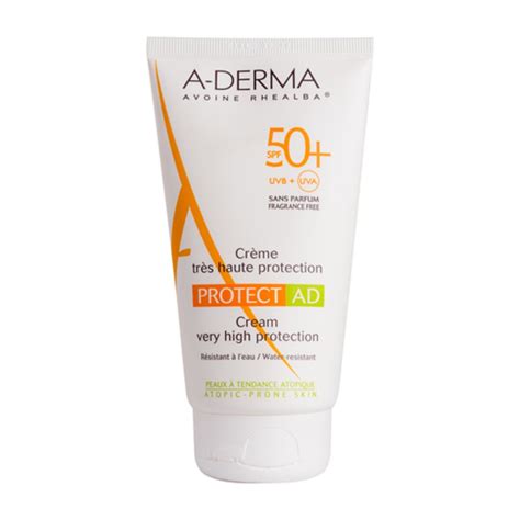 Солнцезащитный крем A-Derma SPF 50+ для сухой и очень сухой кожи ...