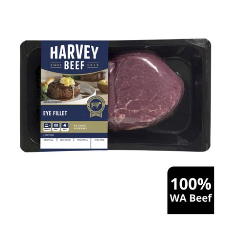 Buy Harvey Beef Eye Fillet Steak Approx 350g Coles