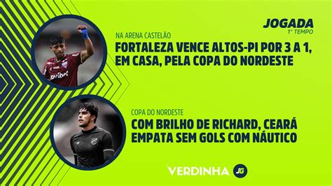 JOGADA 1º TEMPO LEÃO VENCE O RIVER PI NO CASTELÃO CEARÁ EMPATA FORA