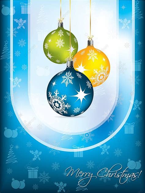 Blue Christmas Card Design Glisten Coniferous Backgrounds Vector Glisten Coniferous