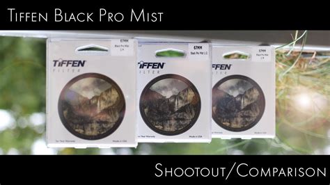 Tiffen Black Pro Mist 1/2 vs. 1/4 vs. 1/8 (on Panasonic GH5s & Sigma 16 ...
