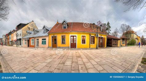 Njegoseva Street in the Old Town of Cetinje Montenegro Stock Image - Image of panorama, crna ...