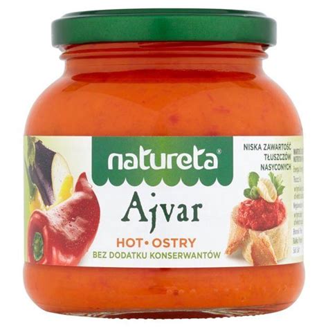 Pasta Paprykowa Ajvar Ostra G Natureta Sklep Aledobre Pl