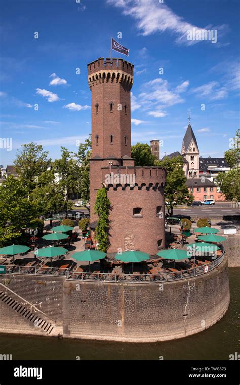 Torre De Malakoffturm En El Puerto De Rheinauhafen Rheinau En Colonia