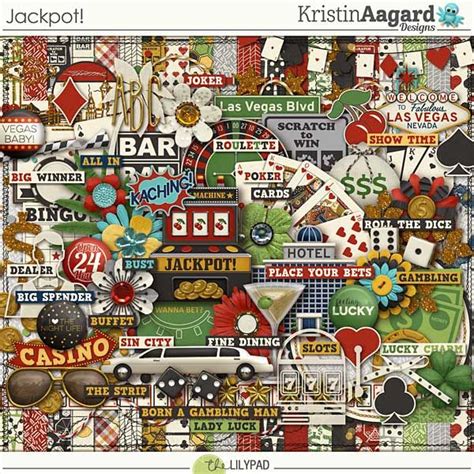 Jackpot Digital Scrapbooking Kit By Kristin Aagard Designs In 2023