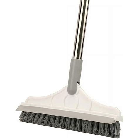 Floor Scrub Brush With Long Handle 44 Handle Patio Brush Deck Brush Floor Scrubber 2 In 1