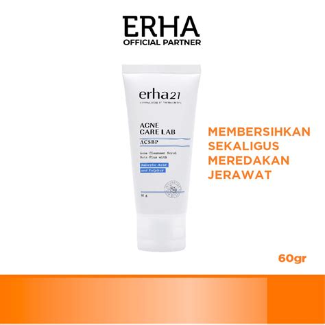 Jual Erha Acne Cleanser Scrub Beta Plus Acsbp Shopee Indonesia