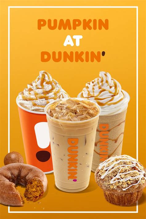 Pumpkin At Dunkin Dunkin Donuts Iced Coffee Pumpkin Drinks Dunkin