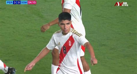 Piero Quispe metió su primer gol con la Selección Peruana