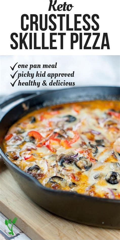 Easy Low Carb Crustless Skillet Pizza Artofit