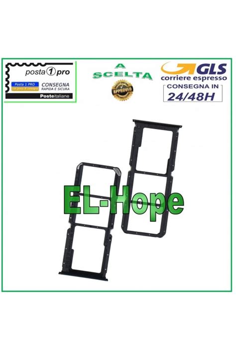 Slot Carrello Vano Sim Scheda Micro Sd Oppo F F Pro Cph