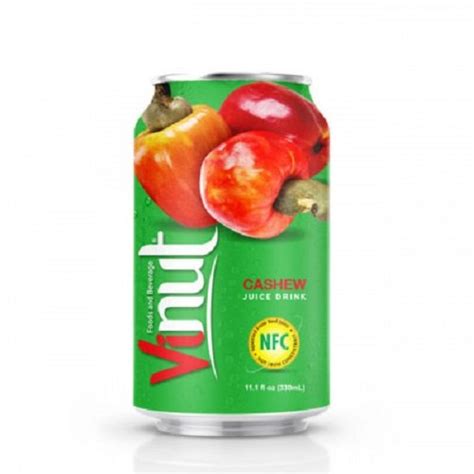 Cashew Vinut Apple Fruit Juice With Pulp 330 Ml Packaging Type