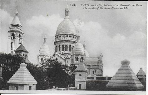 Paris Le Sacré Coeur et le Réservoir des Eaux 1931 Lévy Fils Cie