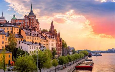 Stockholm Sweden Summer Scenic Online Jigsaw Puzzles