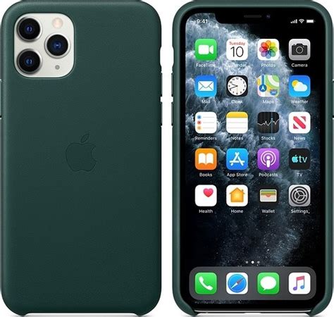 Apple Iphone 11 Pro Leather Case Forest Green Mwyc2 Buy Best Price