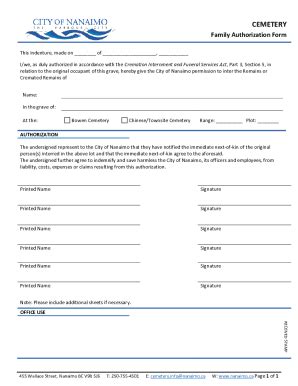 Fillable Online Authorization For Cremation And Tn Gov Fax Email