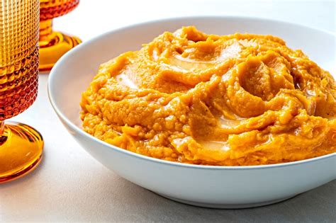 A sweet potato puree recipe gets savory depth from roasted garlic - The ...