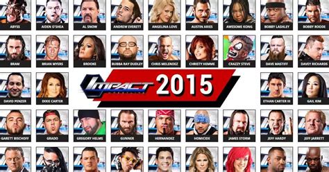 TNA Roster In 2015 Full List Of Wrestlers Teams Champions