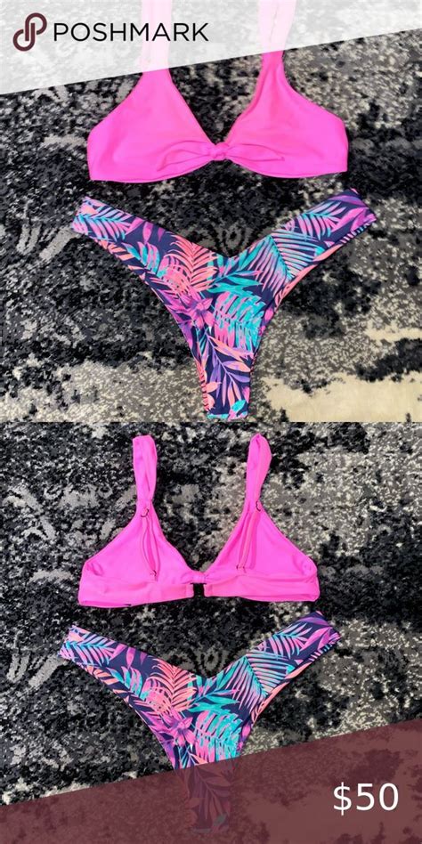 Blackbough Swim Neon Tropical Bikini Set Tropical Bikini Set