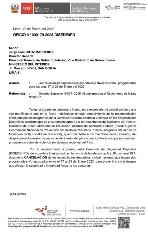 Liga1 2023 Se Posterga Disede Cancela Espectáculos Deportivos A Nivel Nacional Rpp Noticias