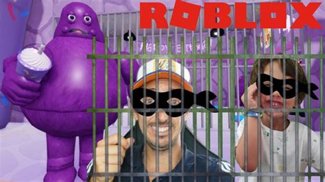 ESCAPA DE LA PRISION DE GRIMACE SHAKE ROBLOX GRIMACE BARRY S PRISON