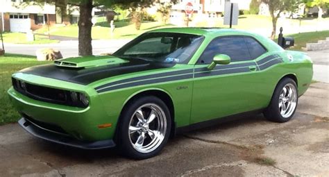 Dodge Challenger With Torq Thrust Ii Wheels