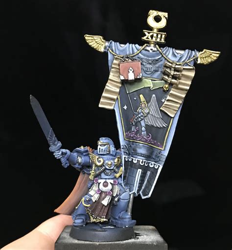 40k Hobby Blog Ultramarines Banner Wip