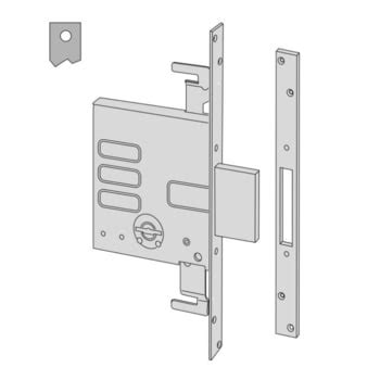 Serratura Da Infilare Cisa Ka Per Porta A Mandate A Doppia