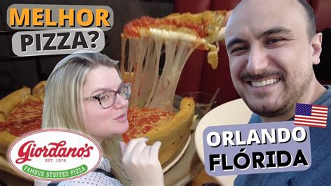 Giordano S Onde Comer Em Orlando Dica De Restaurante Pizza Famosa