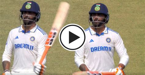 Ravindra Jadeja sword celebration | Jadeja half-century vs ENG 2024