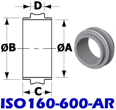 ISO160 Centering Ring Aluminum Without O Ring ISO160 600 AR