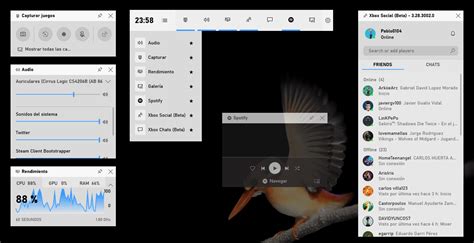 Spotify Chat Y M S Llega A La Barra De Juego De Windows