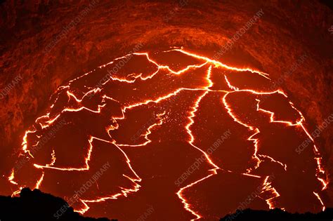 Lava In Vent Kilauea Volcano Stock Image C028 5038 Science Photo