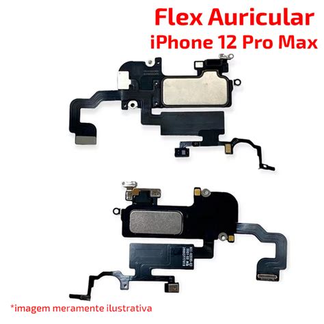 Cabo Flex Do Auricular Para Iphone Pro Max Original Retirado