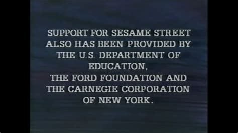 Sesame Street Funding Credits And Wgbh Voiceover And Pbs Kids P Pals