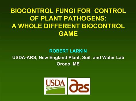 Ppt Biocontrol Fungi For Control Of Plant Pathogens A Whole