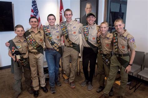 Seven Young Men Receive Eagle Scout Honors Krtn Enchanted Air Radio