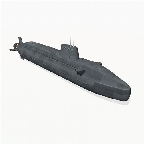 3d astute class submarines astute-class model