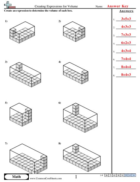 Th Grade Volume Worksheets Worksheets Library