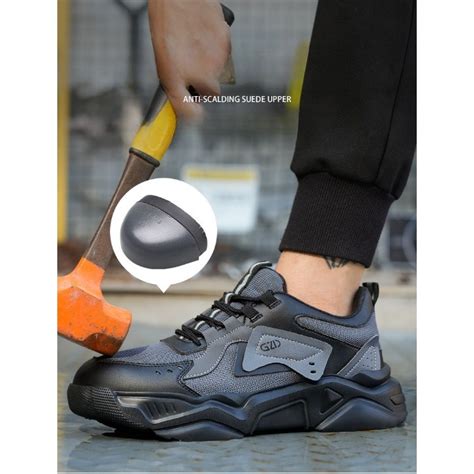 Jual Sepatu Safety Sporty Ringan Casual Ujung Ada Besi Anti Smash